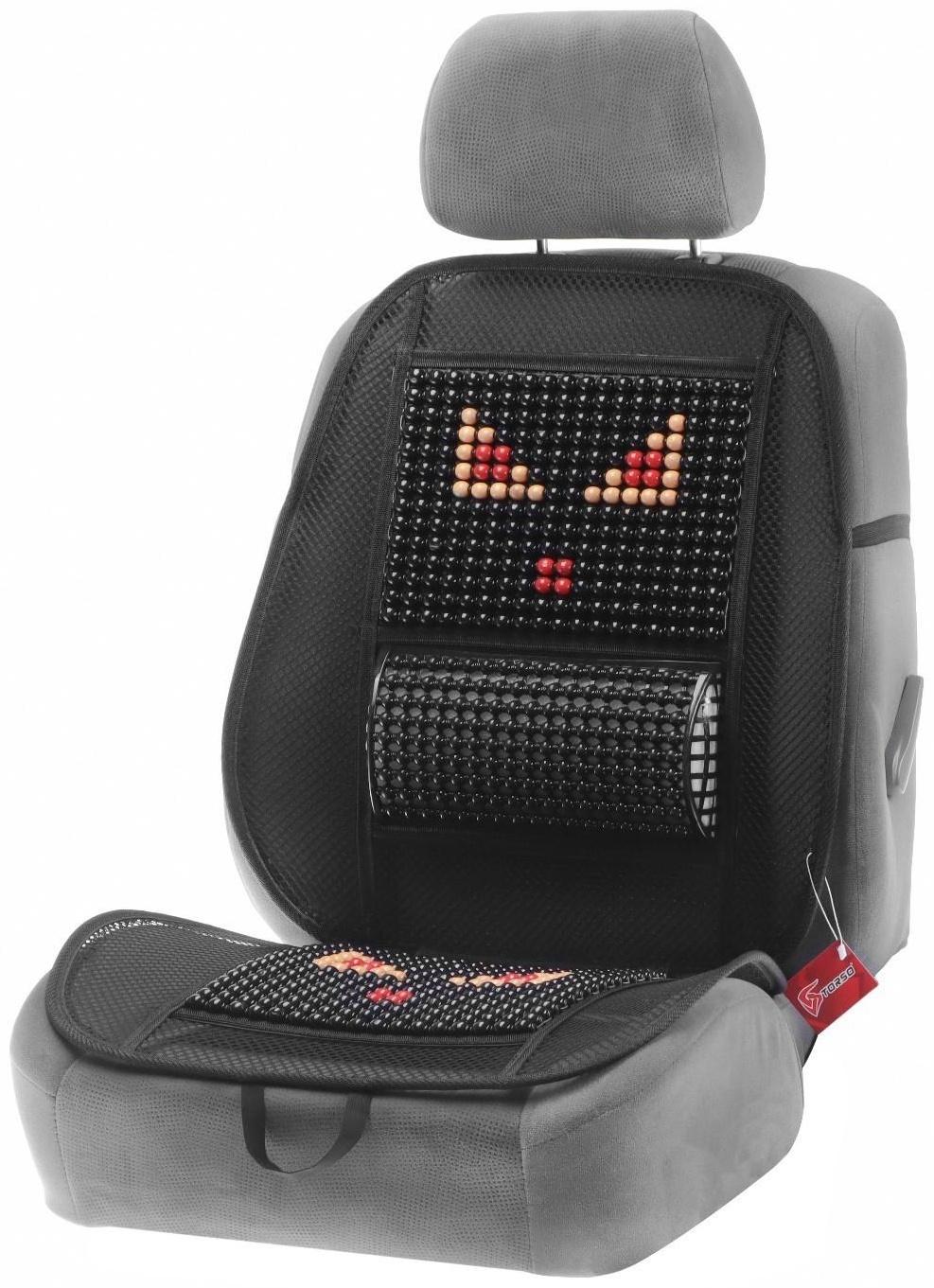 Накидка-массажер TORSO, 102×50 см, бамбук, массажная вставка поясницы