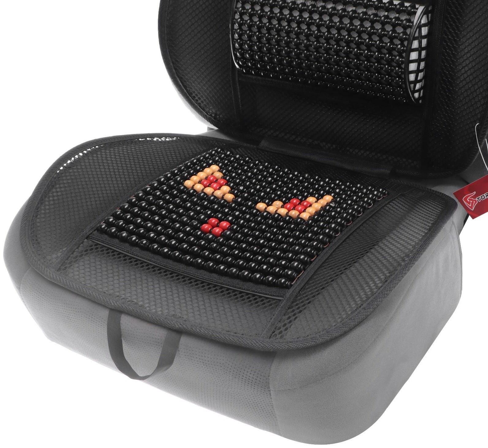 Накидка-массажер TORSO, 102×50 см, бамбук, массажная вставка поясницы