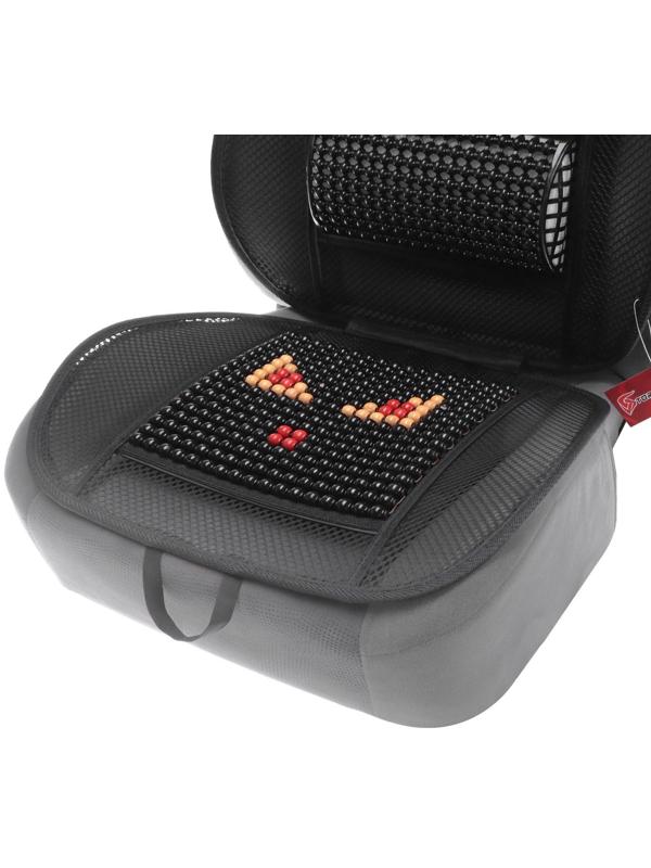 Накидка-массажер TORSO, 102×50 см, бамбук, массажная вставка поясницы