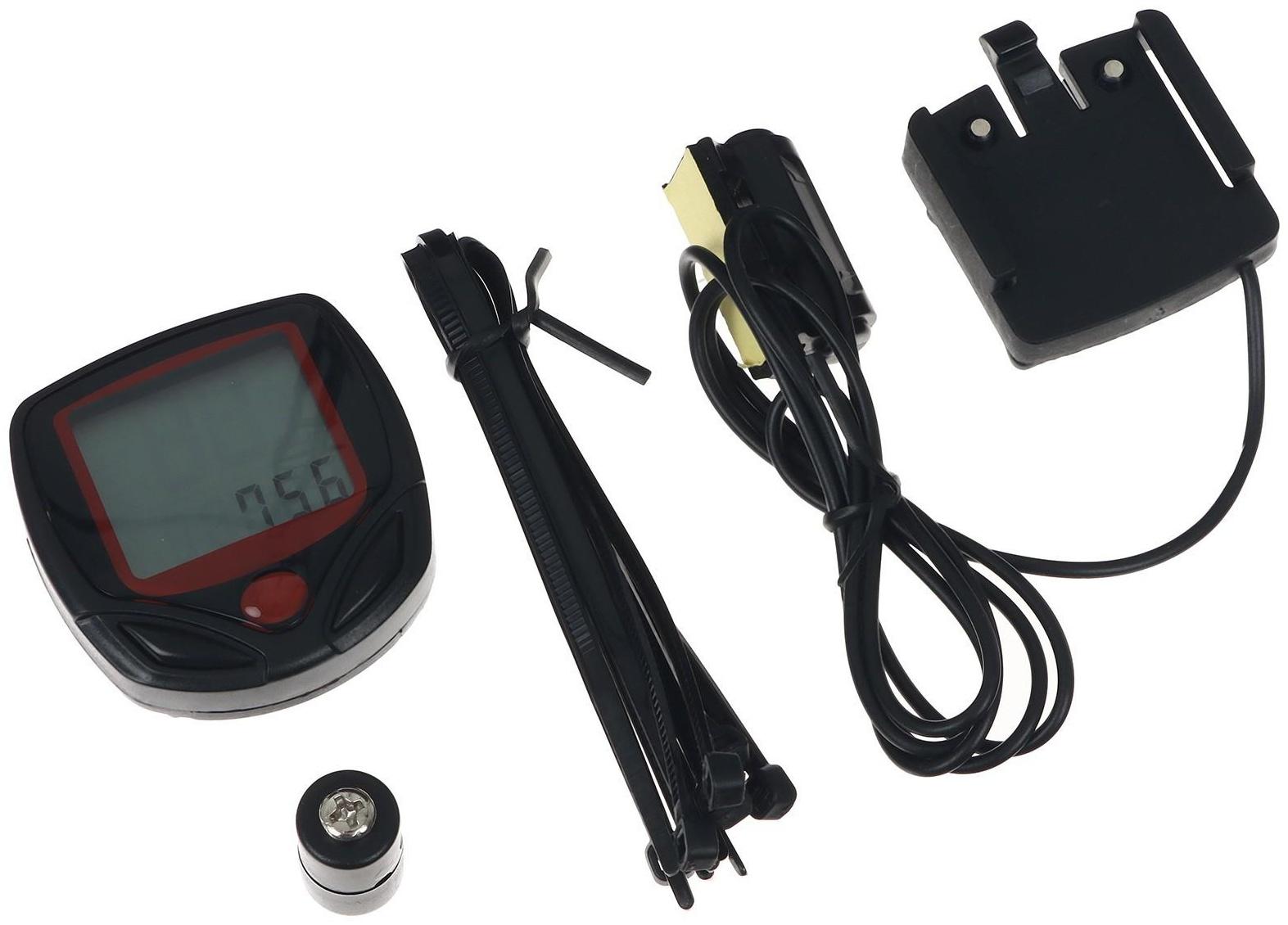 Велокомпьютер 15 функций, проводной SD-548B