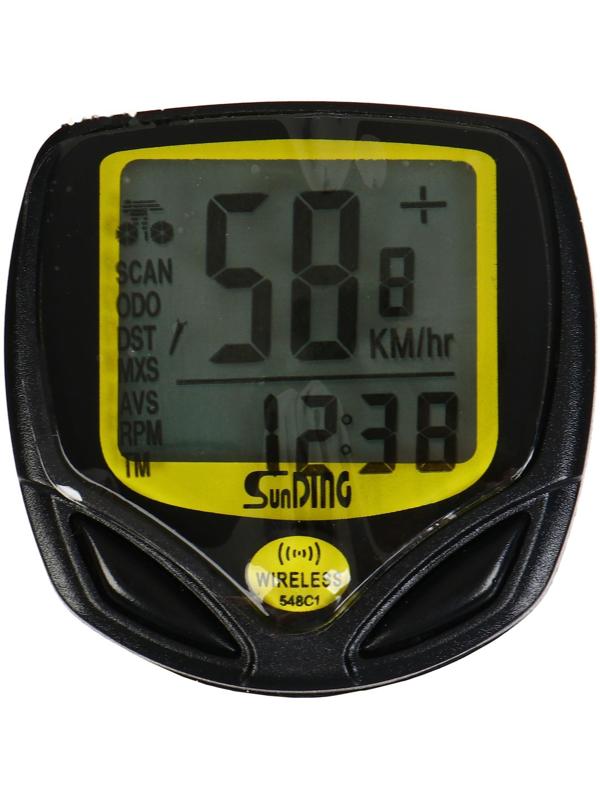 Велокомпьютер 14 функций, беспроводной SD-548C1