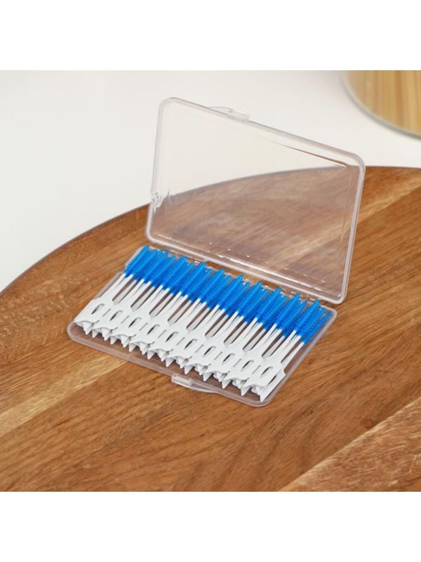 Зубочистки «Синтек», 24 шт, цвет синий