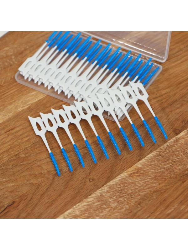 Зубочистки «Синтек», 24 шт, цвет синий