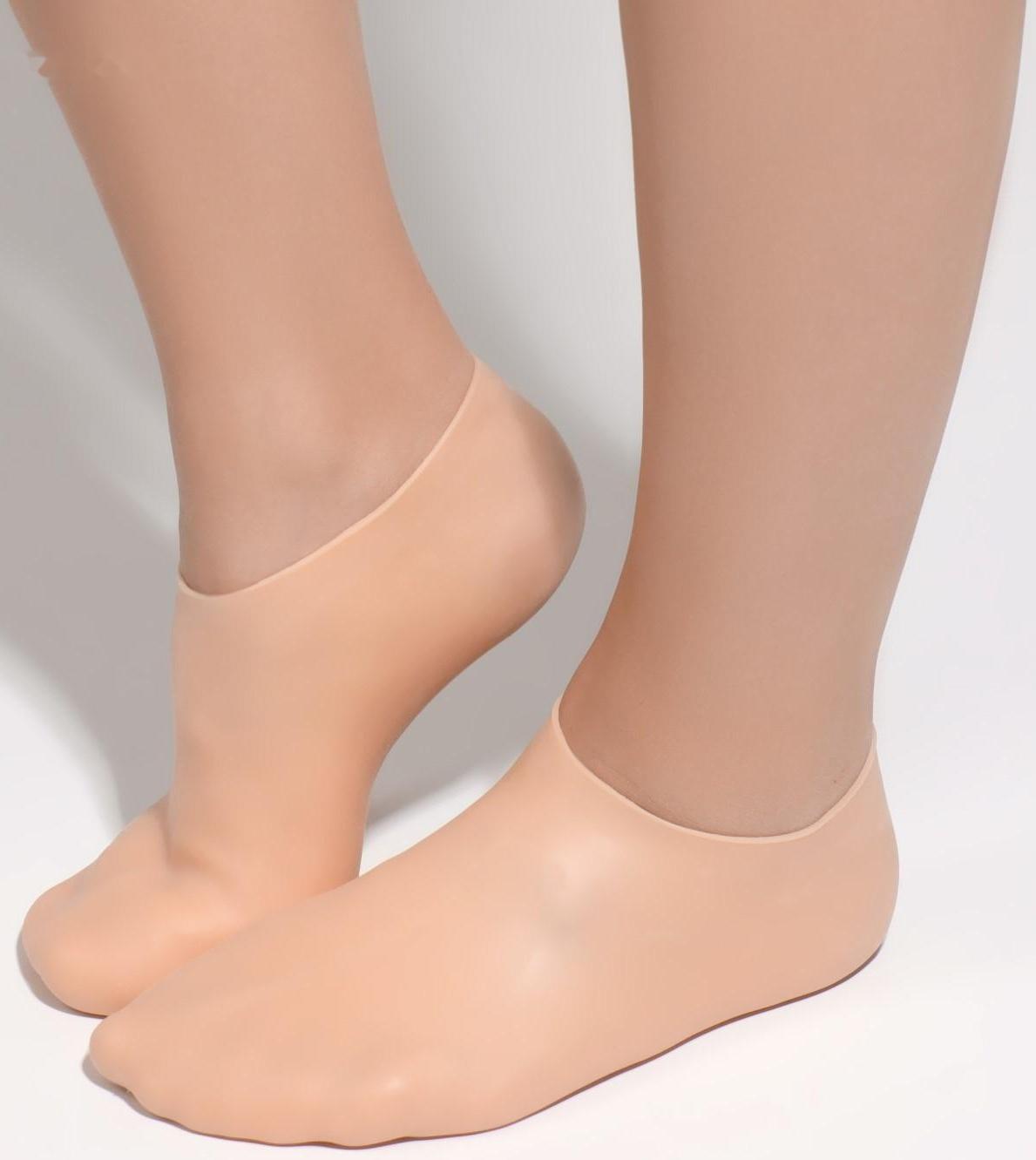 Носочки для педикюра, силиконовые, 20,7 × 10 см, размер L