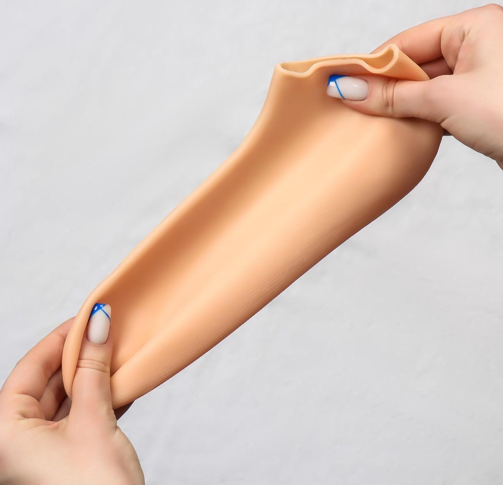 Носочки для педикюра, силиконовые, 20,7 × 10 см, размер L