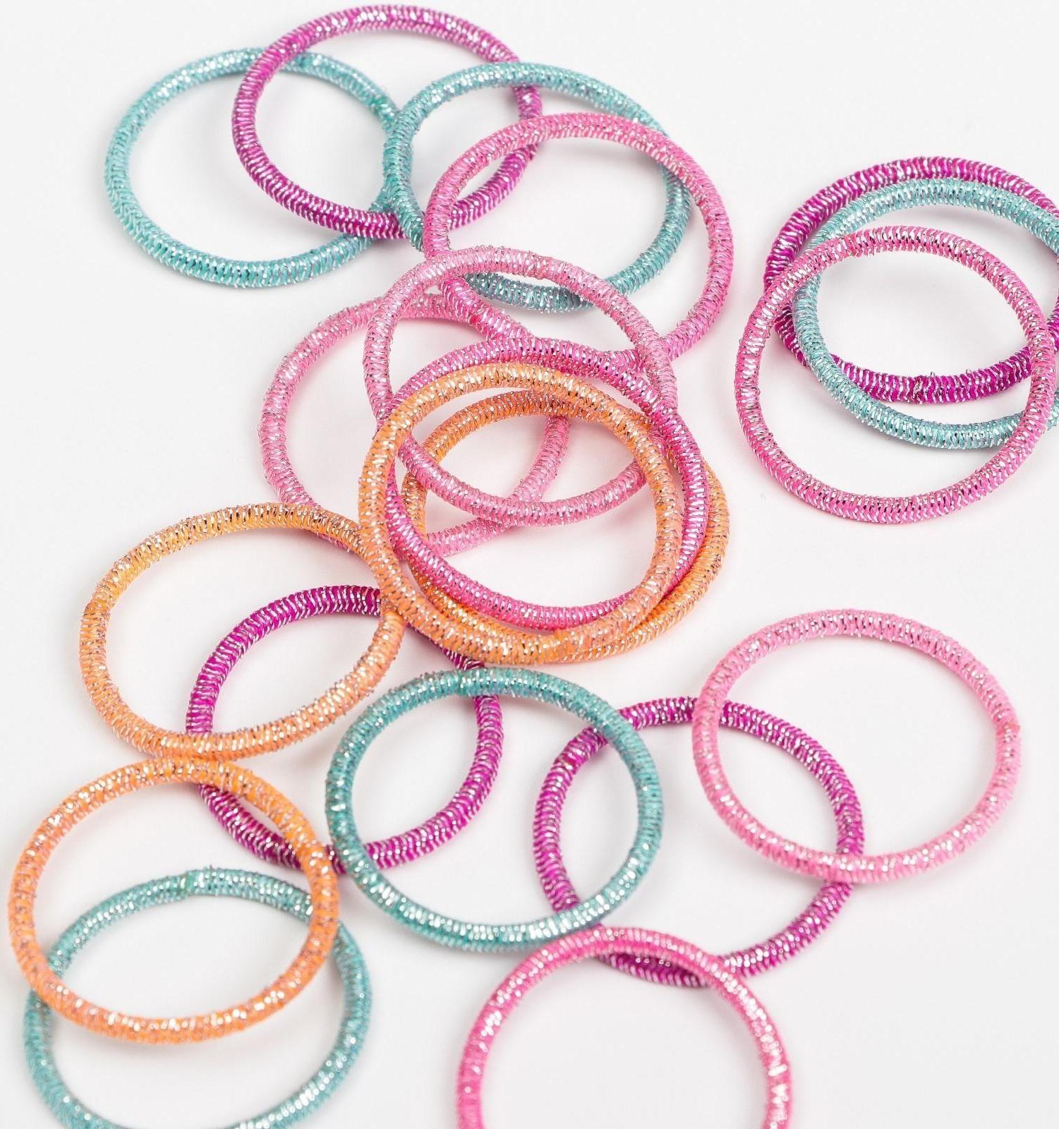 Набор резинок для волос в банке 