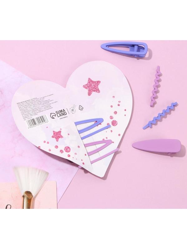 Открытка-валентинка с заколками для волос «Ты чудо»