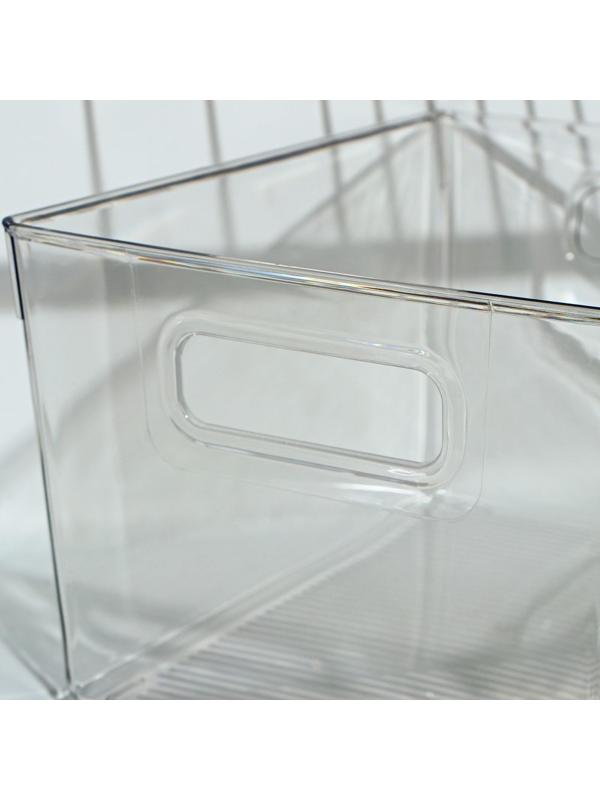 Контейнер для холодильника RICCO, 29×20,5×15,5 см, цвет прозрачный