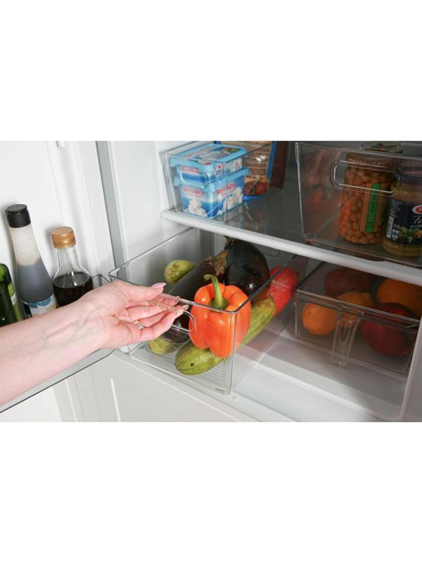 Контейнер для холодильника RICCO, 29×20,5×15,5 см, цвет прозрачный