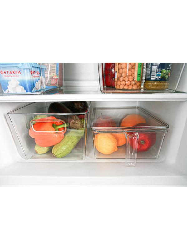 Контейнер для холодильника RICCO, 29×20,5×15,5 см, цвет прозрачный
