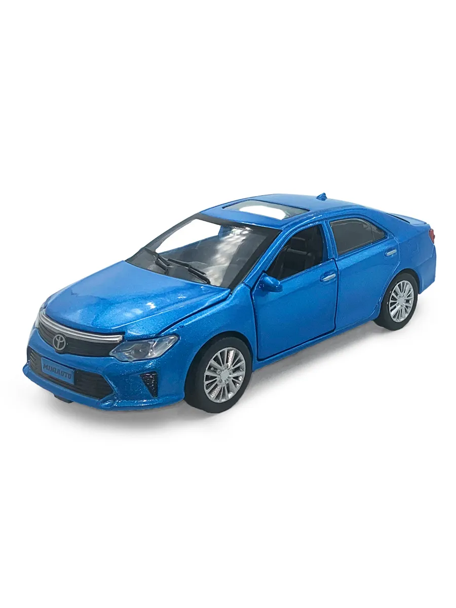 Металлическая машинка Mini Auto 1:32 «Toyota Camry» 32125 15 см. инерционная, свет, звук / Синий