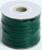 Шнур вощёный из полиэстра на бобине, d = 1,5 мм, L = 50 м, цвет зелёный