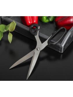 Ножницы кухонные Доляна «Триндеро», цвет чёрный