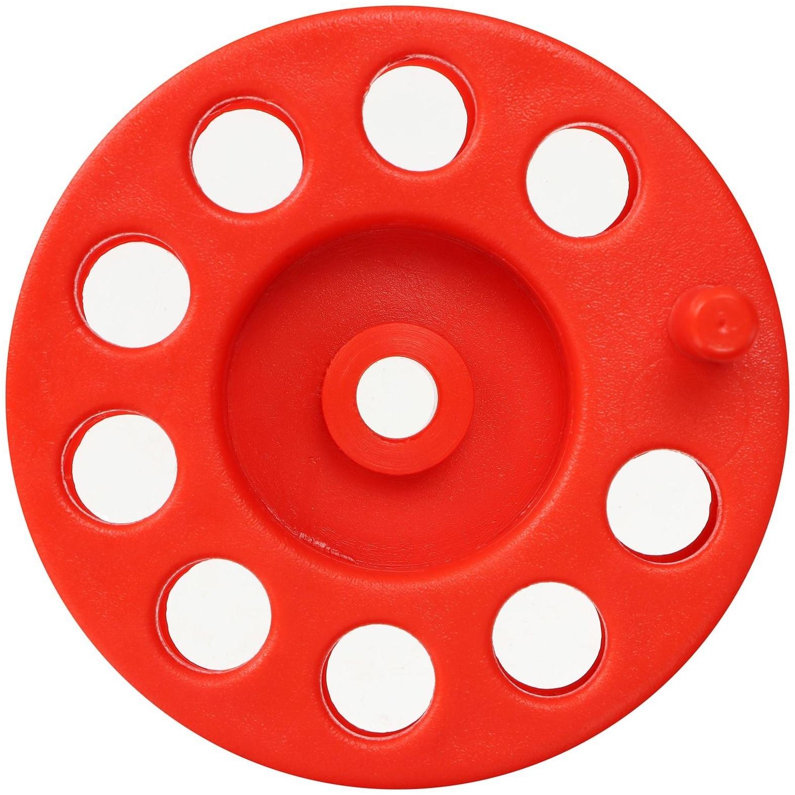 Катушка на жерлицу d=60 мм, цвет красный