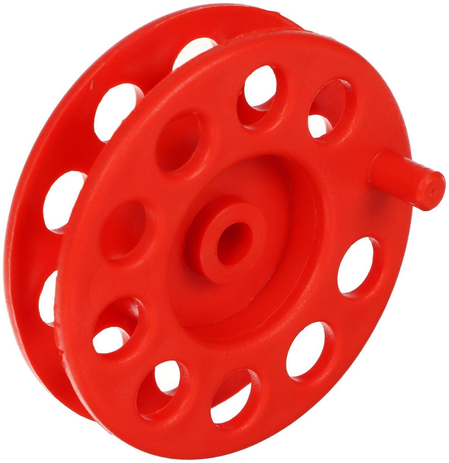 Катушка на жерлицу d=60 мм, цвет красный