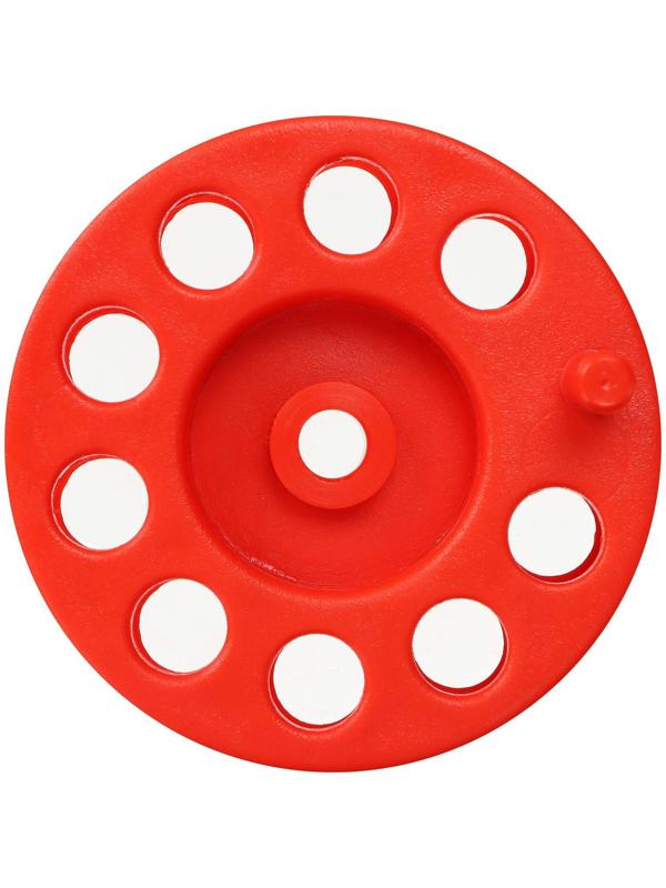 Катушка на жерлицу d=60 мм, цвет красный