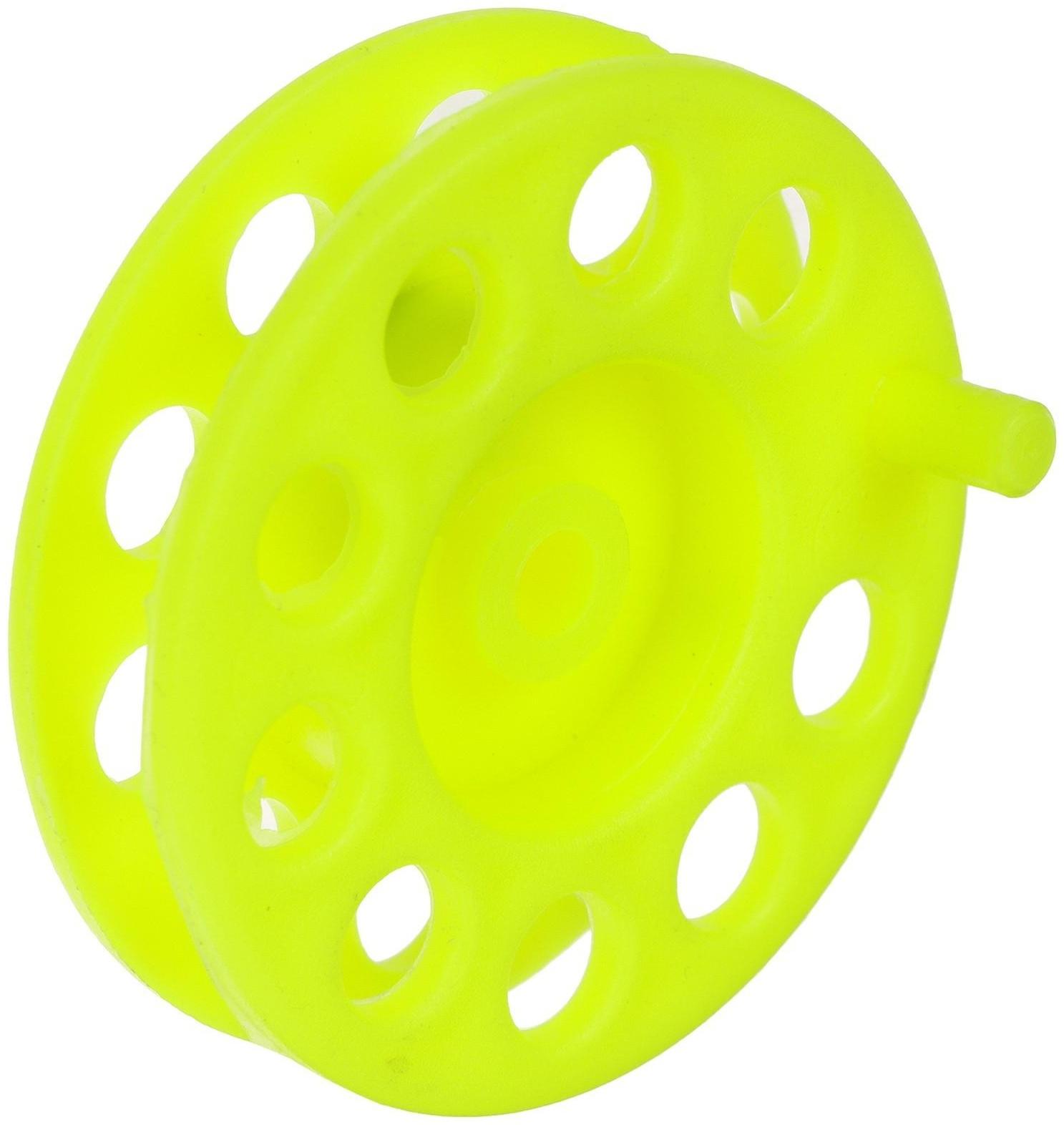 Катушка на жерлицу d=60 мм, цвет жёлтый