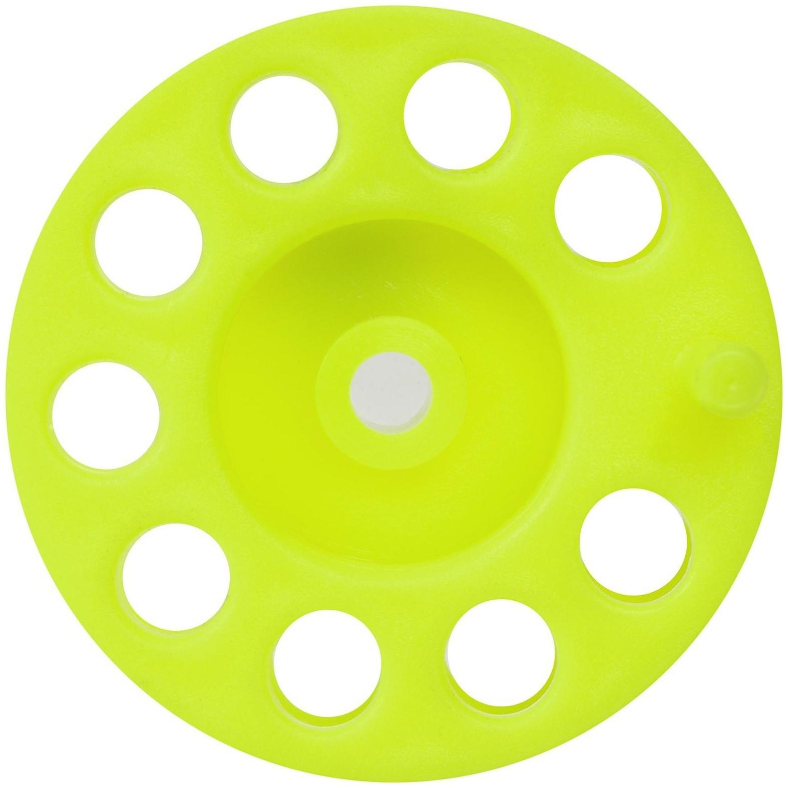 Катушка на жерлицу d=60 мм, цвет жёлтый