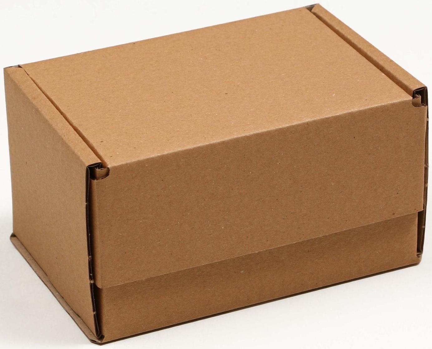 Коробка самосборная, бурая, 17 x 12 x 10 см