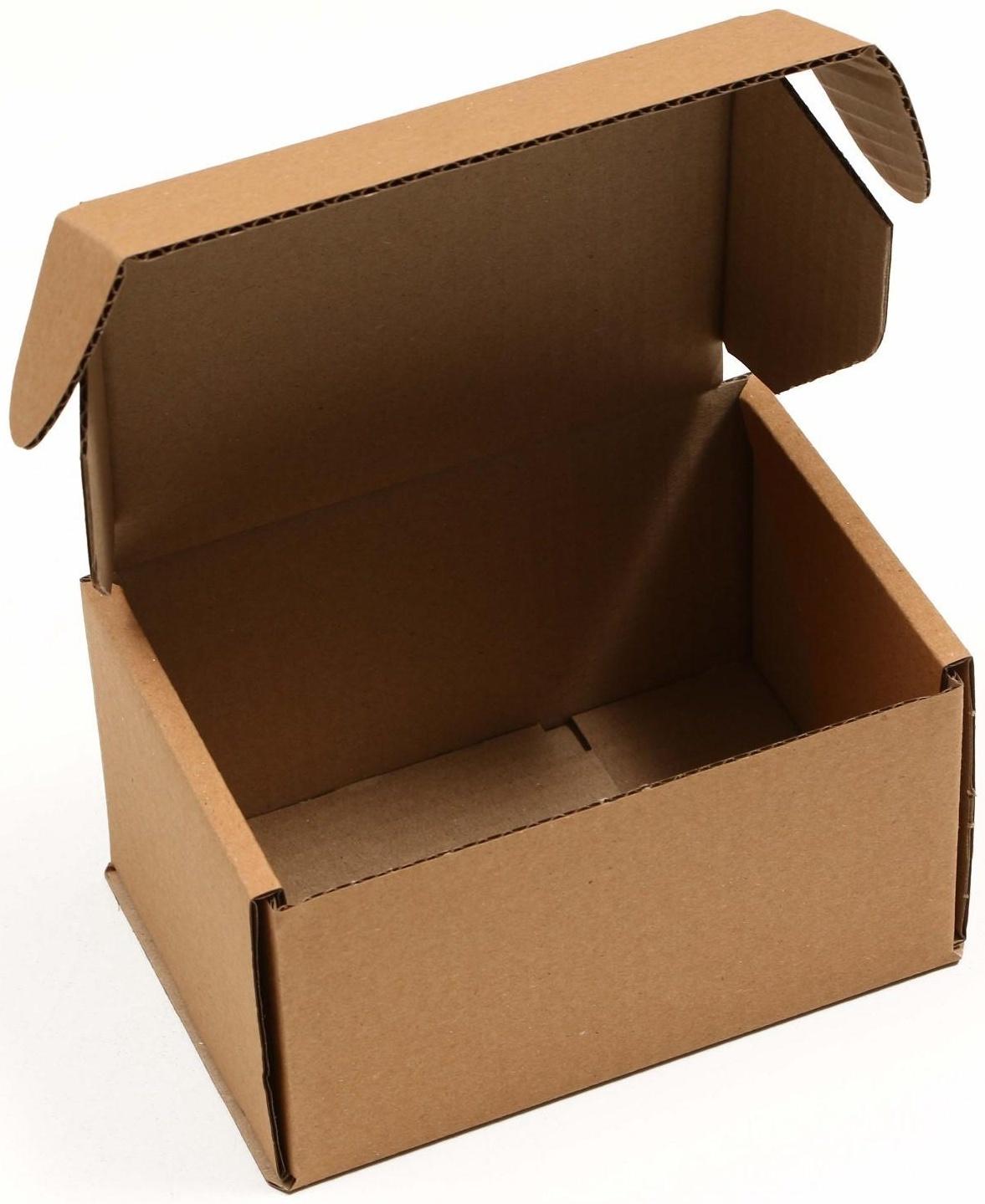 Коробка самосборная, бурая, 17 x 12 x 10 см
