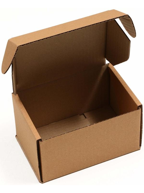 Коробка самосборная, бурая, 17 x 12 x 10 см