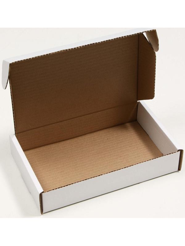 Коробка самосборная, белая, 26,5 x 16,5 x 5 см