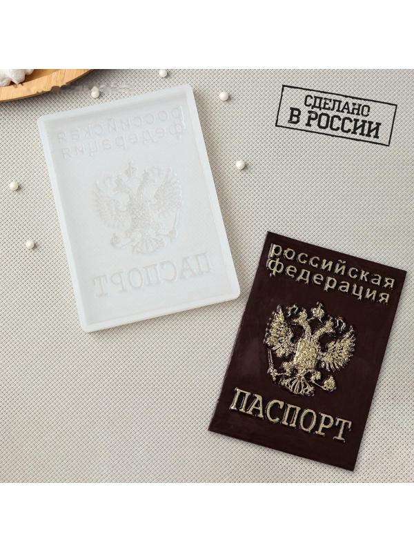 Силиконовая форма «Паспорт», 12×9 см, цвет прозрачный