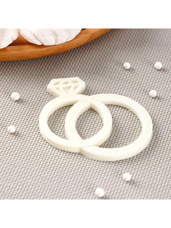 Силиконовая форма «Кольца», 7,5×8 см, цвет прозрачный