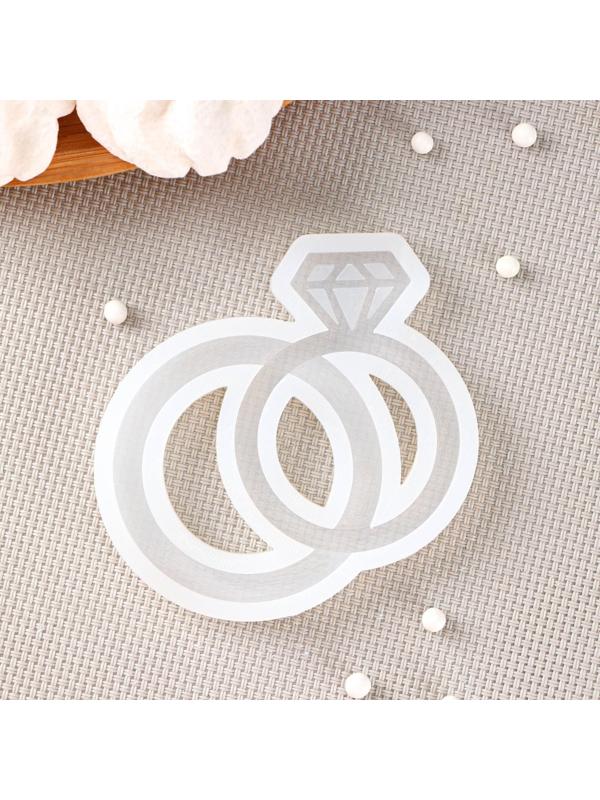 Силиконовая форма «Кольца», 7,5×8 см, цвет прозрачный