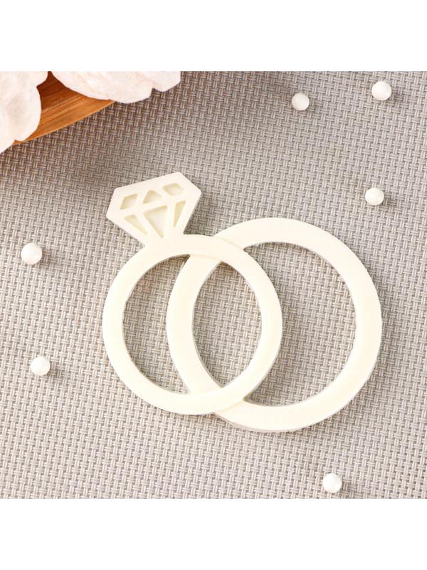 Силиконовая форма «Кольца», 7,5×8 см, цвет прозрачный