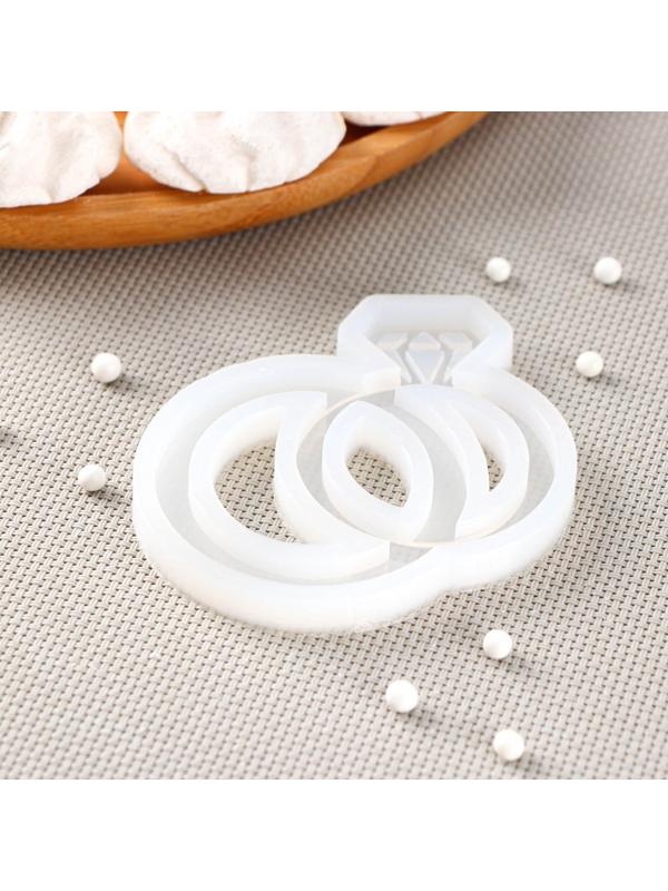 Силиконовая форма «Кольца», 7,5×8 см, цвет прозрачный