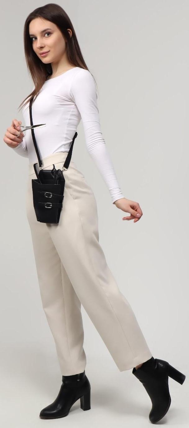 Сумка для мастера, 21,5 × 13 см, длина ремня 134 см, цвет чёрный