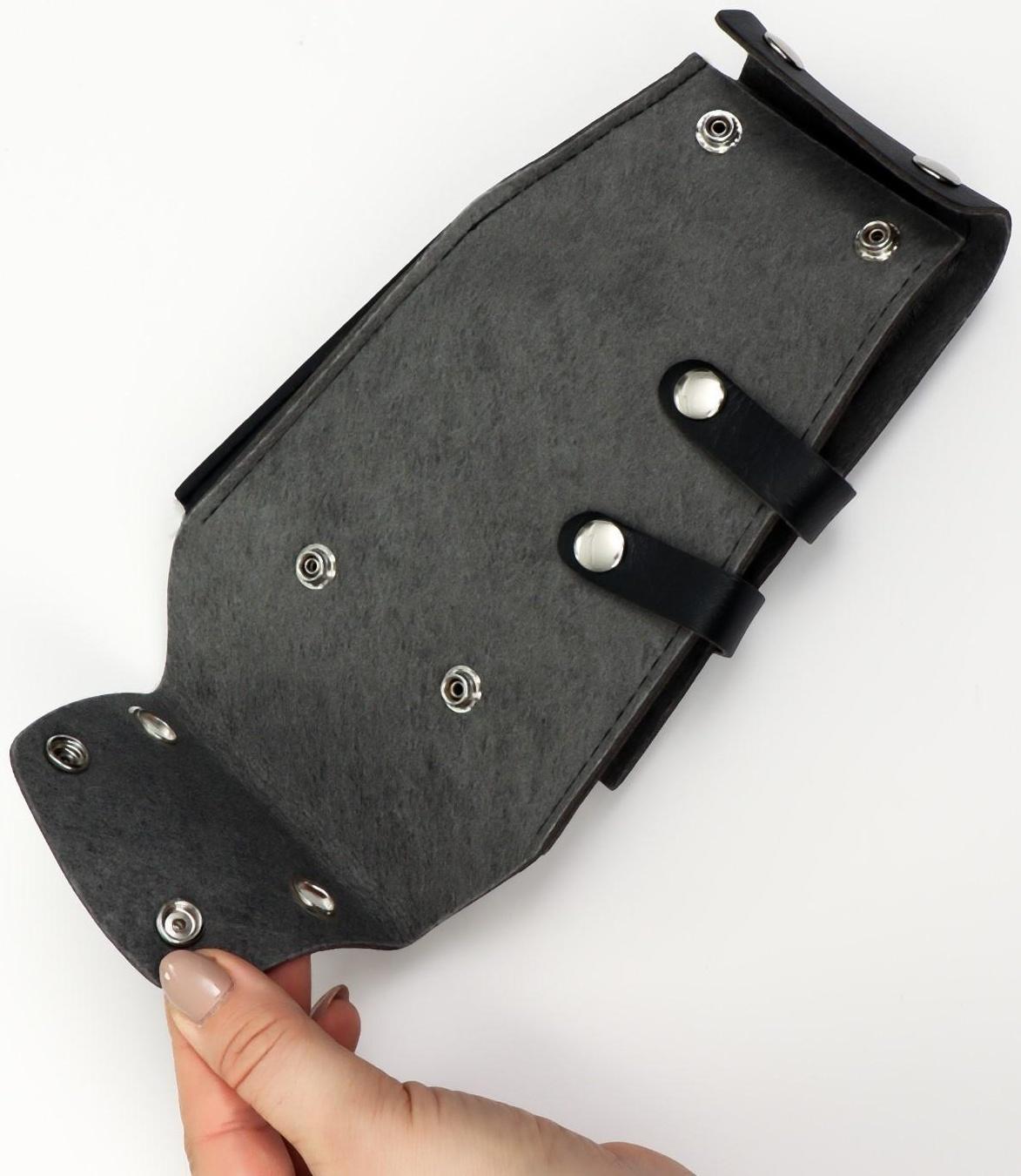 Сумка для мастера, 21,5 × 13 см, длина ремня 134 см, цвет чёрный