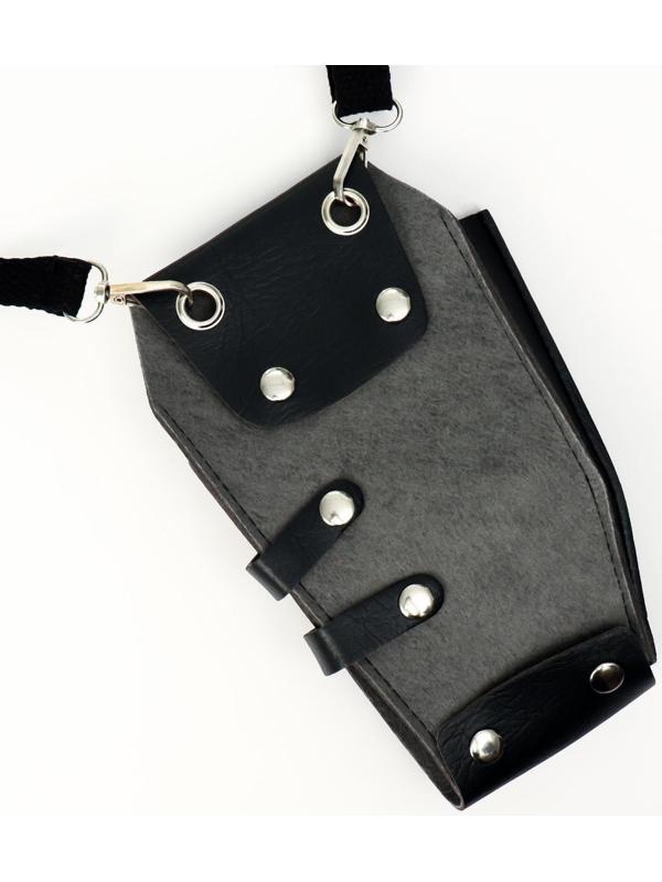 Сумка для мастера, 21,5 × 13 см, длина ремня 134 см, цвет чёрный