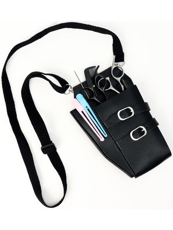 Сумка для мастера, 21,5 × 13 см, длина ремня 134 см, цвет чёрный