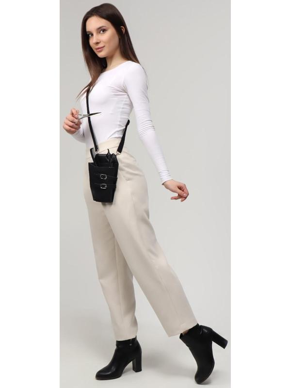 Сумка для мастера, 21,5 × 13 см, длина ремня 134 см, цвет чёрный