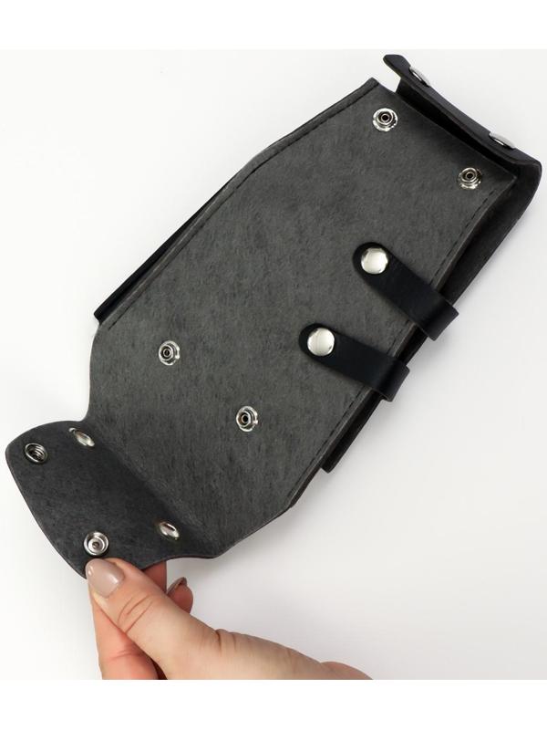 Сумка для мастера, 21,5 × 13 см, длина ремня 134 см, цвет чёрный