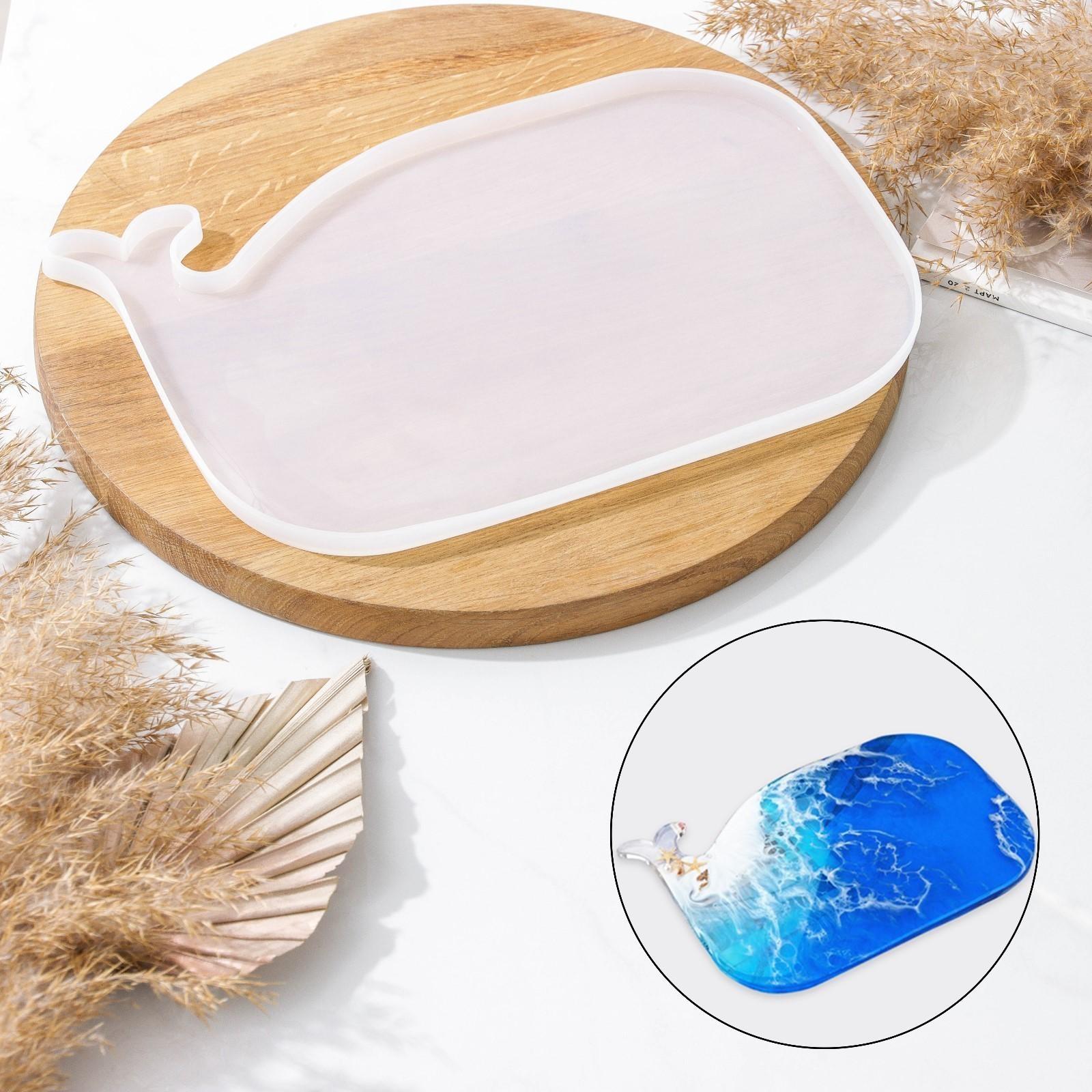 Молд «Кит», 29,5×20×1 см, цвет прозрачный