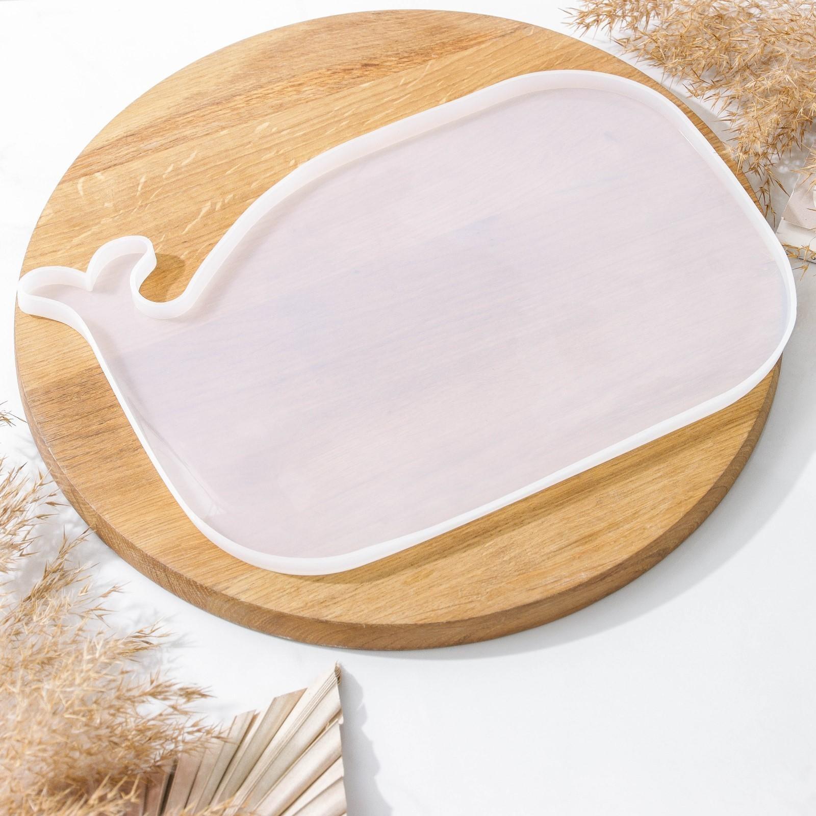 Молд «Кит», 29,5×20×1 см, цвет прозрачный