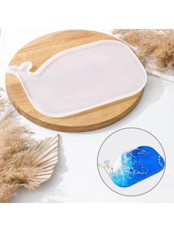 Молд «Кит», 29,5×20×1 см, цвет прозрачный