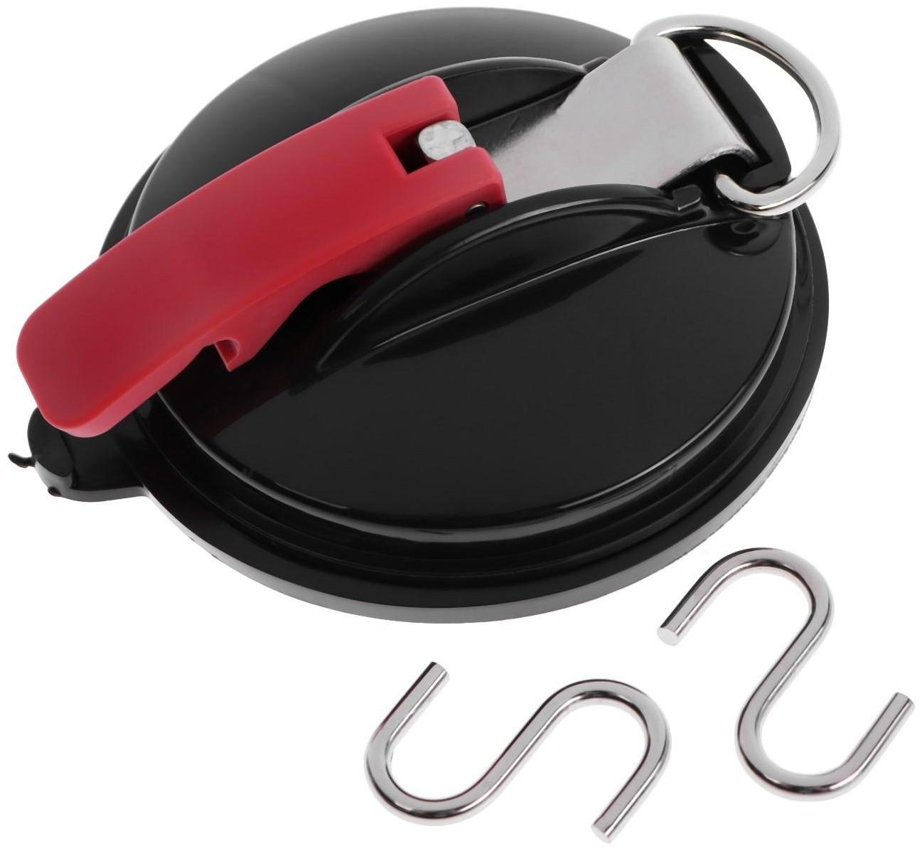 Вакуумная присоска для крепления с кольцом, d 11см