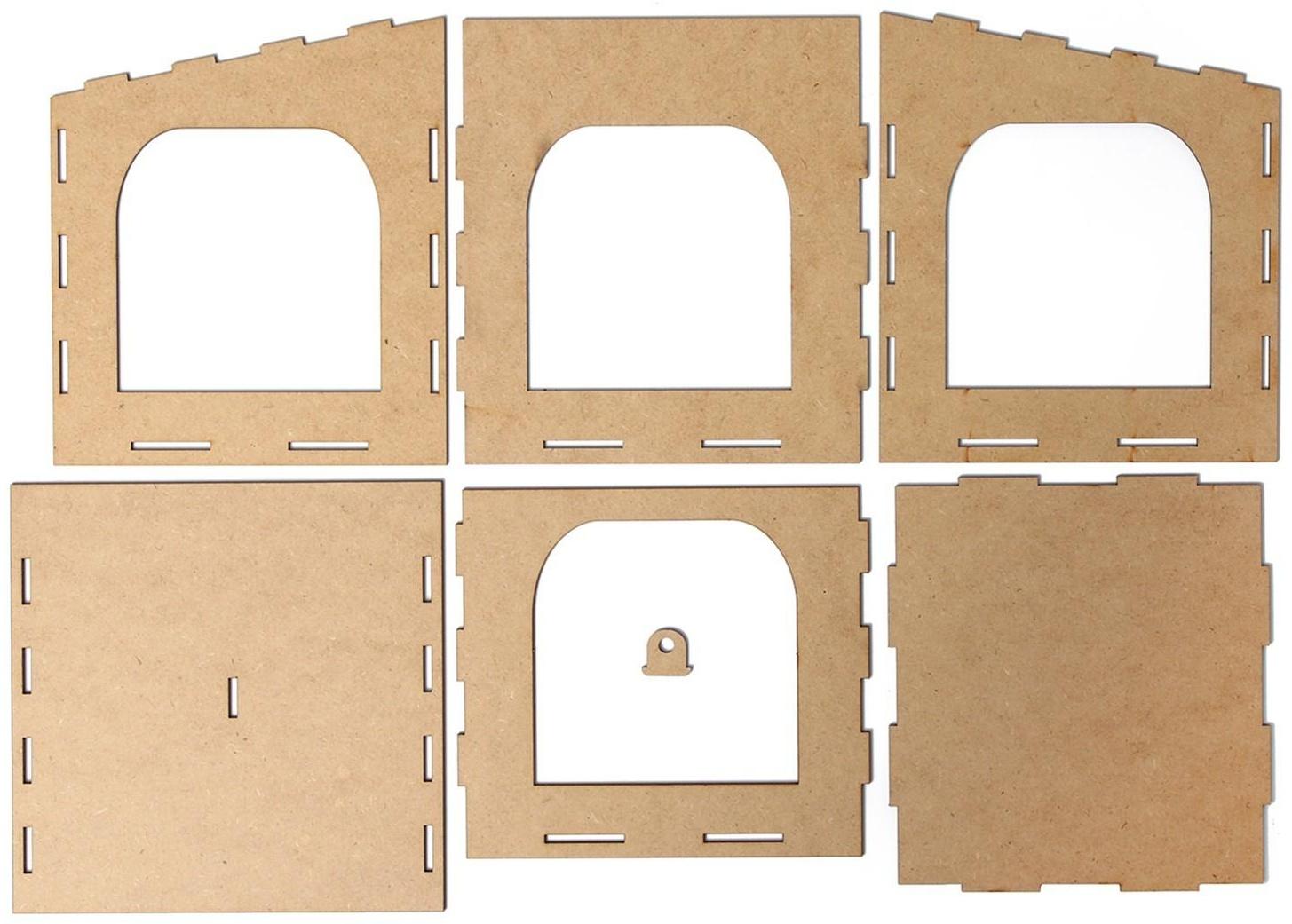 Kopмушка для птиц «Гараж», 15 × 14 × 17 см