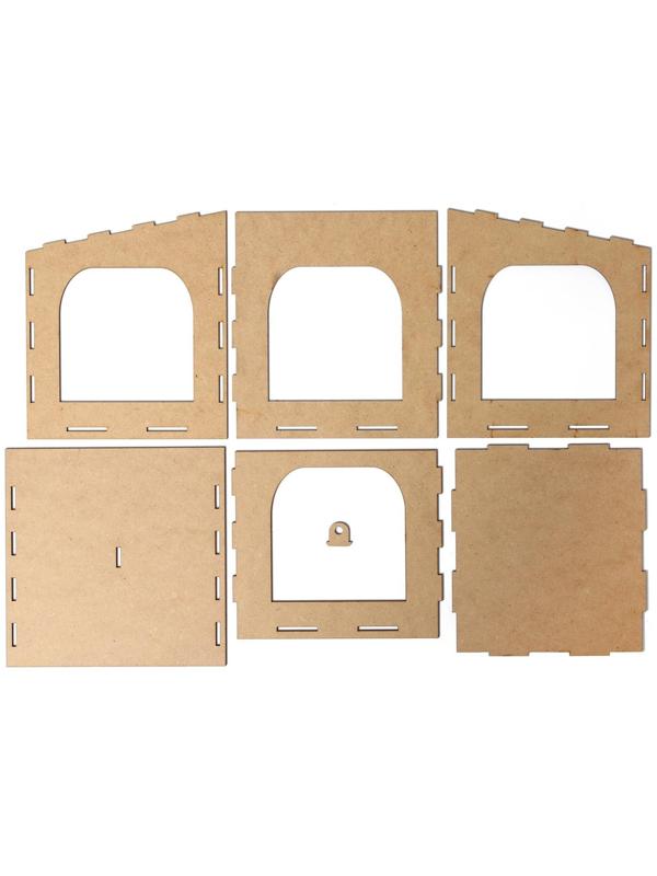 Kopмушка для птиц «Гараж», 15 × 14 × 17 см