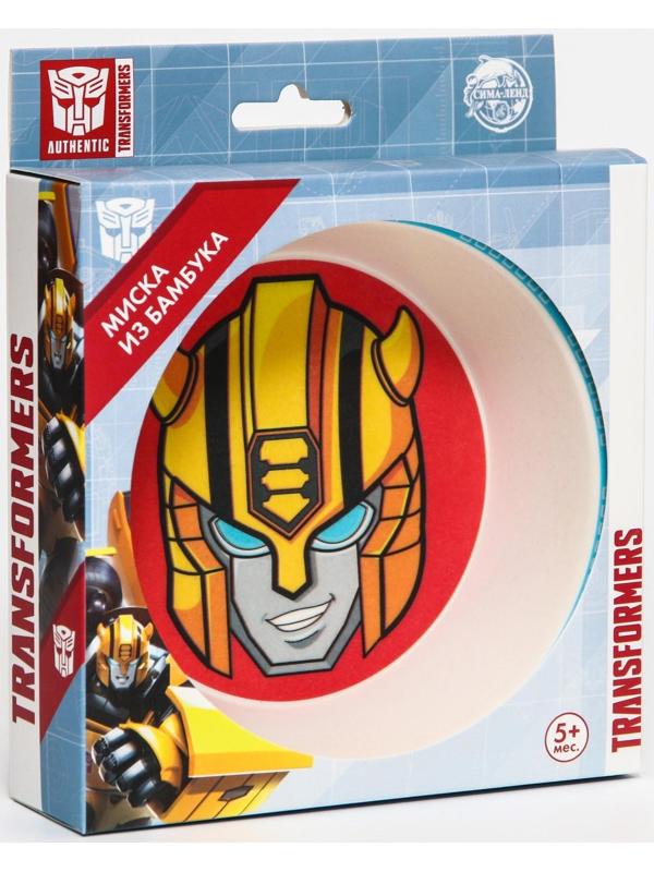 Миска детская из бамбука Трансформеры, Transformers
