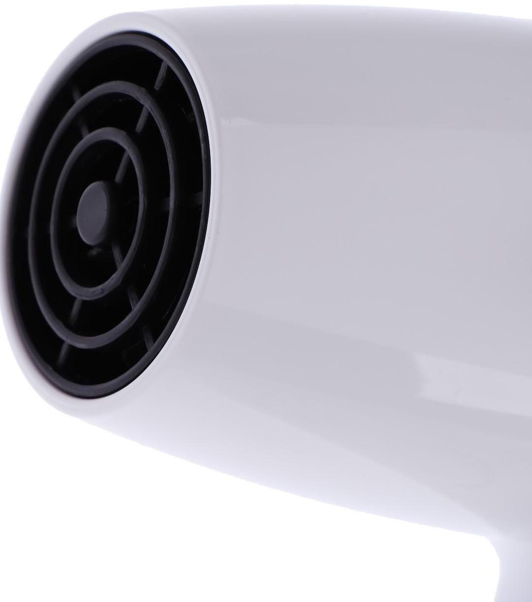 Фен настенный Luazon LGE-005, 1600 Вт, 2 скорости, крепление (в комплекте), белый