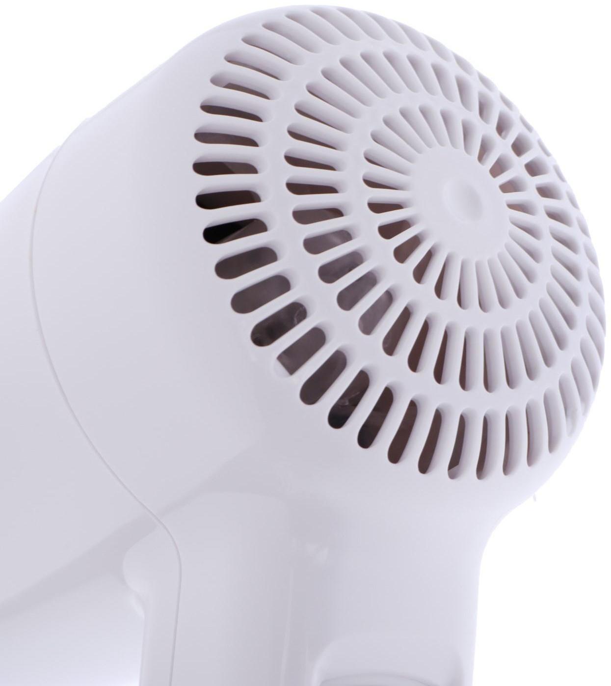 Фен настенный Luazon LGE-005, 1600 Вт, 2 скорости, крепление (в комплекте), белый