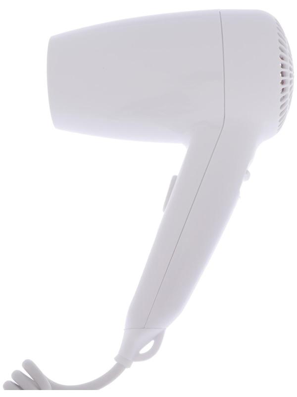 Фен настенный Luazon LGE-005, 1600 Вт, 2 скорости, крепление (в комплекте), белый