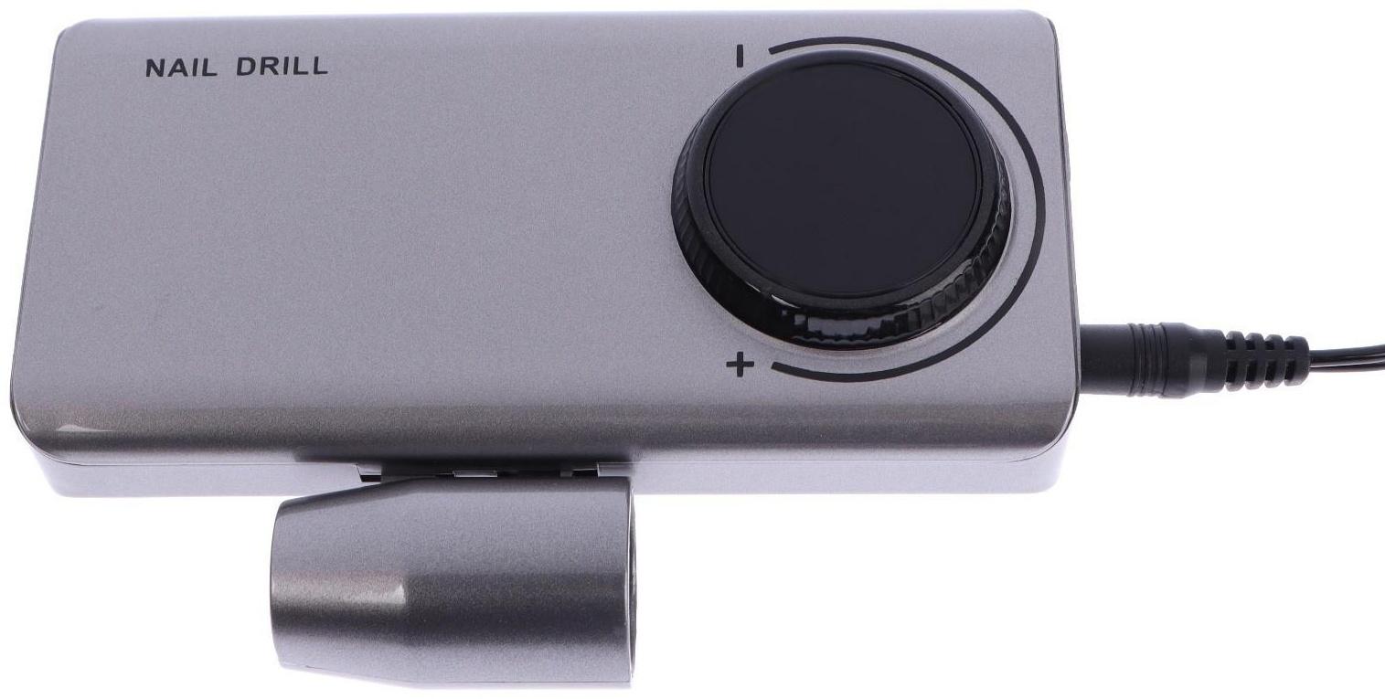 Аппарат для маникюра Luazon LMH-08, 6 насадок, 30 Вт, до 35 000 об/мин, серая