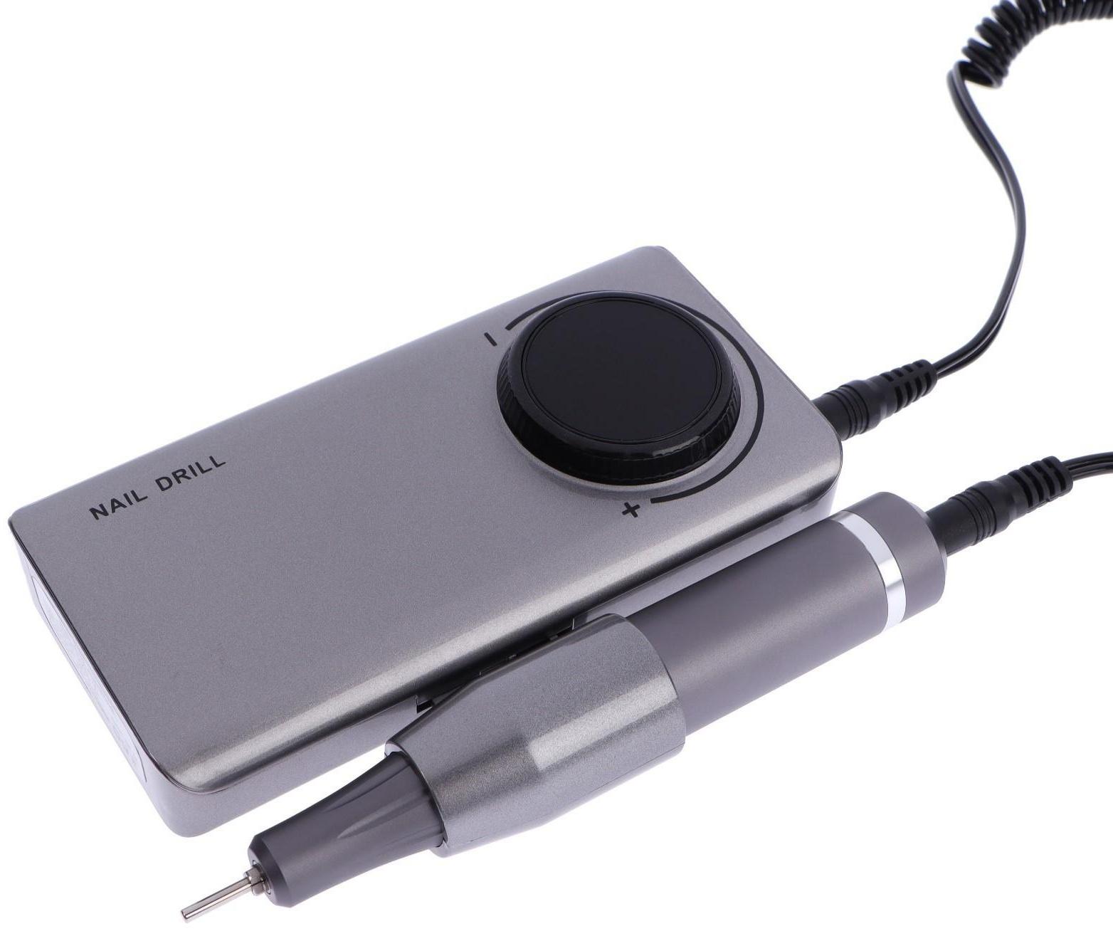 Аппарат для маникюра Luazon LMH-08, 6 насадок, 30 Вт, до 35 000 об/мин, серая