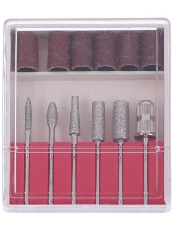 Аппарат для маникюра Luazon LMH-08, 6 насадок, 30 Вт, до 35 000 об/мин, серая